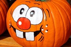 Halloween festett tök vidám