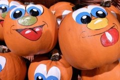 Halloween festett tökök