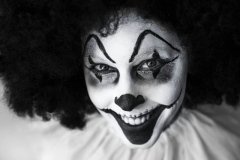 Halloween smink bohóc