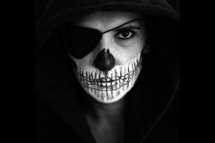 Halloween smink férfi