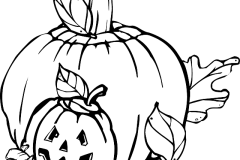 Halloween tök rajz1