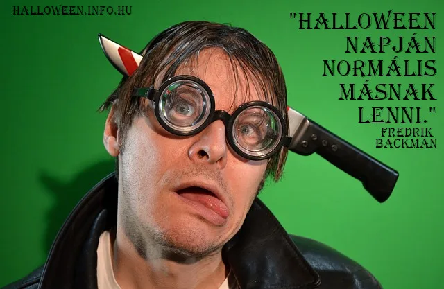 Halloween idézet normális