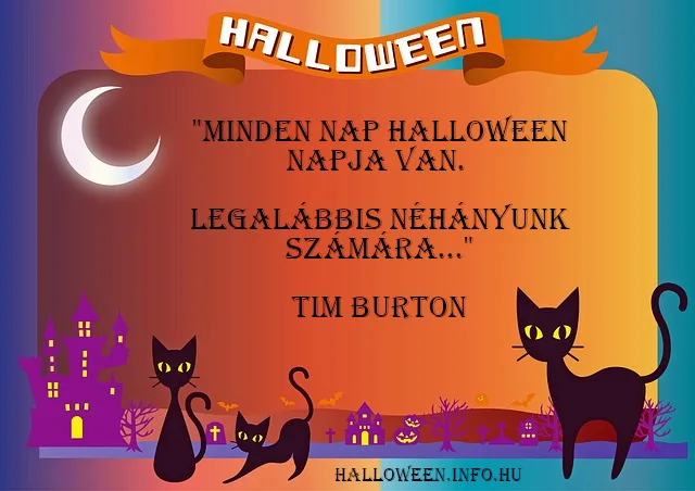 halloween idézet, Tim Burton