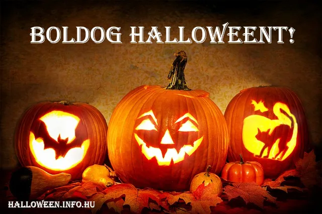 boldog halloweent töklámpás