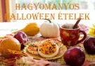 hagyományos halloween ételek