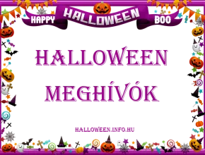 halloween meghívók