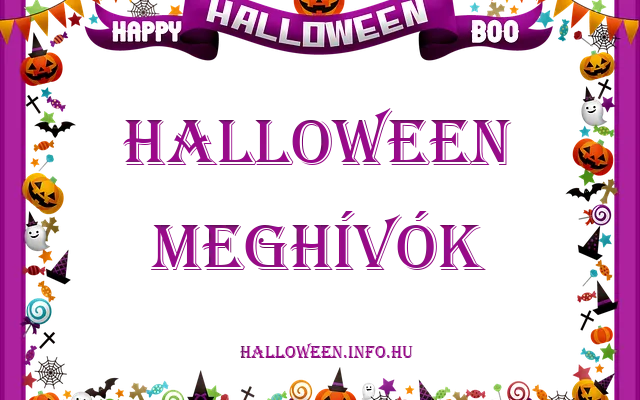 halloween meghívók