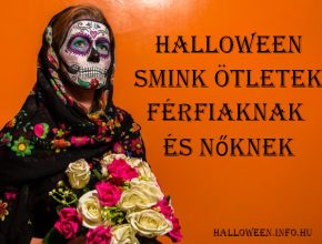 Halloween smink ötletek férfiaknak és nőknek