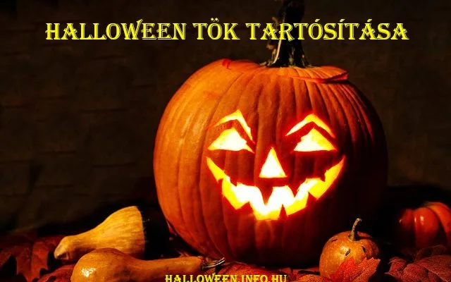 Halloween tök tartósítása