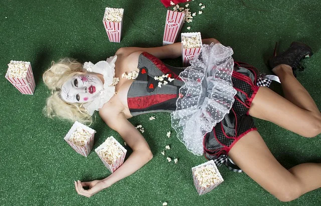 popcorn, halloween