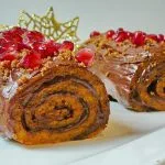 sütőtökös csokirolád