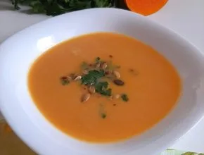 tejszínes sütőtök krémleves