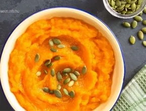 sütőtök püré