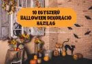 halloween dekoráció házilag