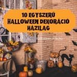 halloween dekoráció házilag
