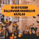 halloween dekoráció házilag