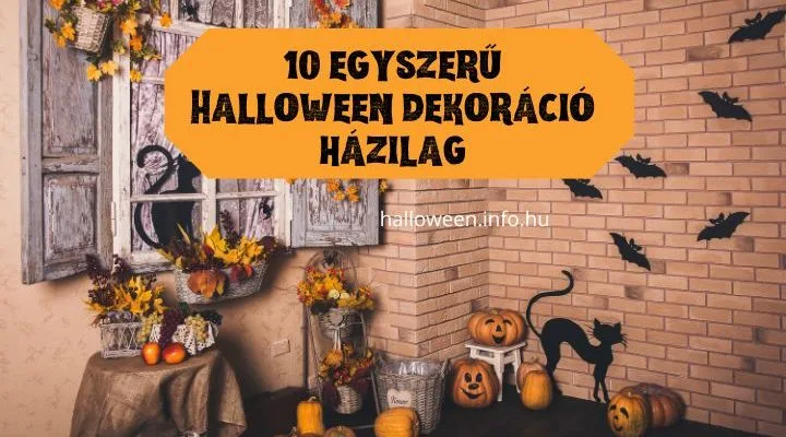 halloween dekoráció házilag