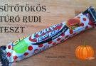 új pöttyös sütőtökös túró rudi teszt