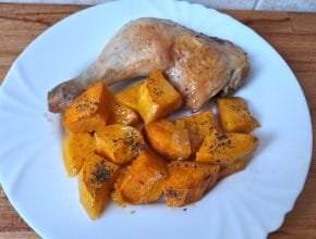 sütőtökös csirkecomb